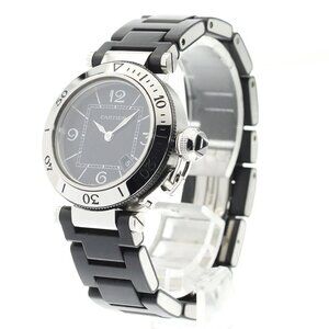CARTIER Passive timer W3140003 Date black Dial Quartz Ladies Watch_886849